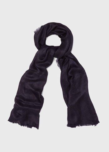 Phase Eight Verity Shawl Scarves Navy Australia | CX5189206